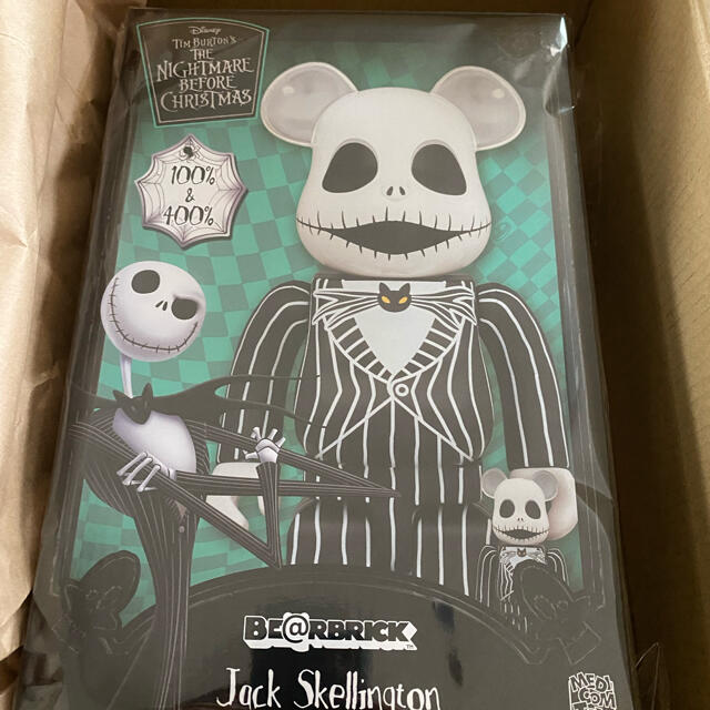 BE＠RBRICK Jack Skellington 100%&400%