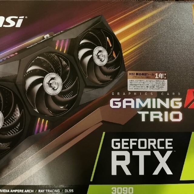 PCパーツ GeForce RTX 3090 GAMING X TRIO 24G