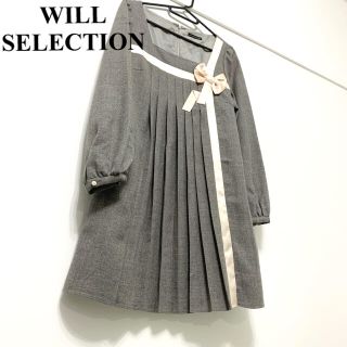 ウィルセレクション(WILLSELECTION)のWILLSELECTION プレゼントラッピングリボンワンピ(ひざ丈ワンピース)