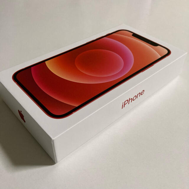 iPhone(アイフォーン)の【未使用 SIMフリー】iPhone12 PRODUCT RED 128GB 赤 スマホ/家電/カメラのスマートフォン/携帯電話(スマートフォン本体)の商品写真