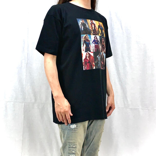新品 ワンダーウーマン スーパーガール アリス 映画 ヒロイン ビッグ Tシャツ メンズのトップス(Tシャツ/カットソー(半袖/袖なし))の商品写真