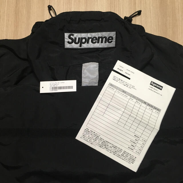 Supreme 2-Tone Zip Up Jacket L Black