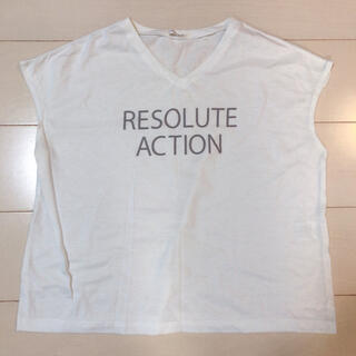 Honeys（ハニーズ） Tシャツ ホワイト RESOLUTE ACTION(Tシャツ(半袖/袖なし))