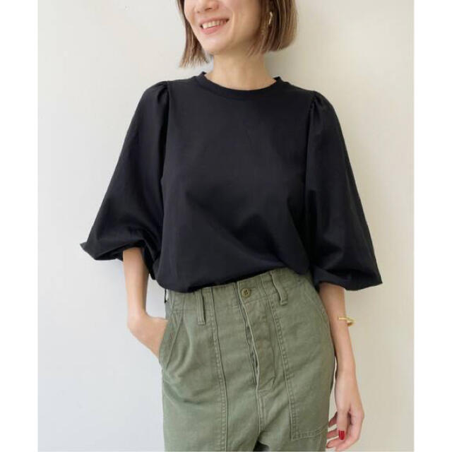 L'Appartement DEUXIEME CLASSE(アパルトモンドゥーズィエムクラス)のL'Appartement Gather Long sleeve Tee レディースのトップス(カットソー(長袖/七分))の商品写真