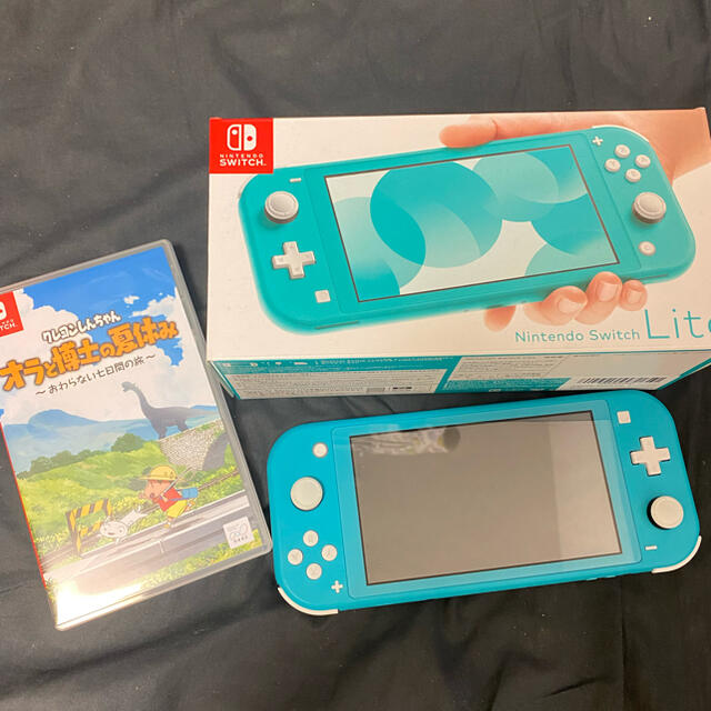 Nintendo Switch lite ブルー　クレヨンしんちゃんソフト