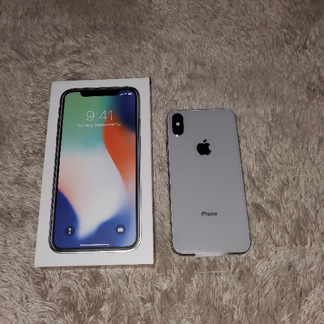 SIMフリー iphone X 256GB シルバー