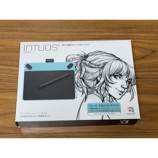 ワコム(Wacom)のワコム Intuos Draw Sサイズ ミントブルー(PC周辺機器)