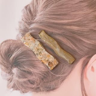 ボタニカルロングウェーブヘアクリップ(ヘアアクセサリー)