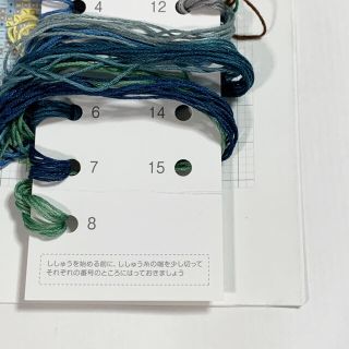 ホビーラホビーレ クロスステッチフレーム 〈キャンドル〉図案・刺繍糸