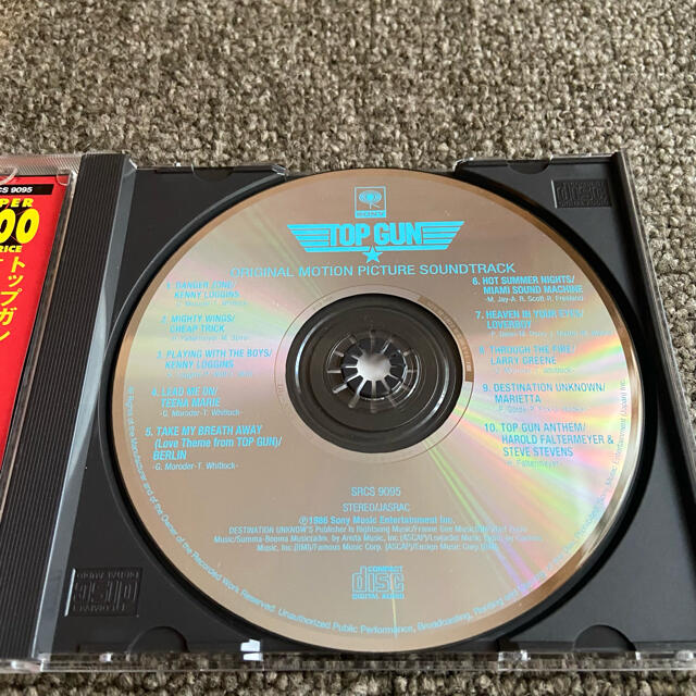 「トップガン」オリジナル・サウンドトラック」 エンタメ/ホビーのCD(映画音楽)の商品写真