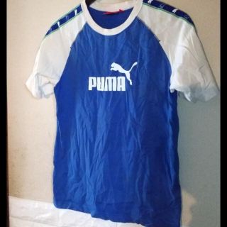 プーマ(PUMA)のブランド★PUMAプーマ★ブルー&ホワイト160早い者勝ち！バックもカッコいい！(Tシャツ/カットソー)