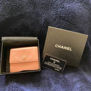 シャネル(CHANEL)のシャネル　ココボタン　２つ折り　折り畳み　財布　ウォレット(財布)