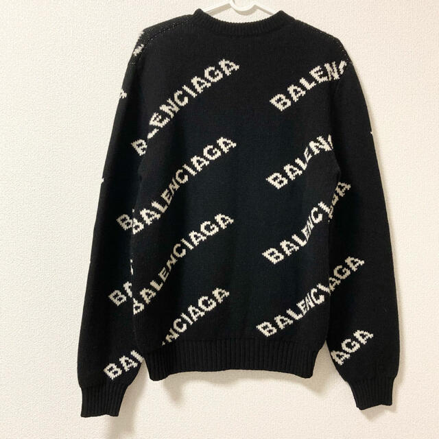 Balenciaga(バレンシアガ)のBALENCIAGA ロゴニット セーター メンズのトップス(ニット/セーター)の商品写真