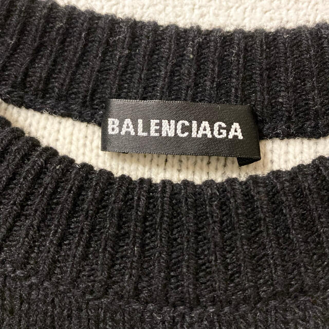 Balenciaga(バレンシアガ)のBALENCIAGA ロゴニット セーター メンズのトップス(ニット/セーター)の商品写真