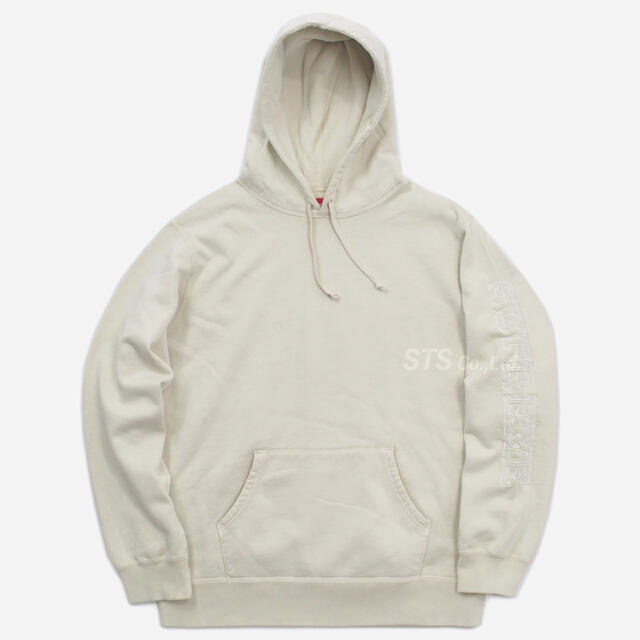 Supreme Overdyed Hooded Sweatshirt White