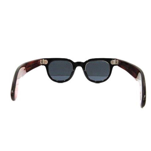 HYKE(ハイク)のハイク JULIUS TART OPTICAL サングラス 眼鏡 44 黒 茶 メンズのファッション小物(サングラス/メガネ)の商品写真