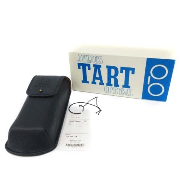 HYKE(ハイク)のハイク JULIUS TART OPTICAL サングラス 眼鏡 44 黒 茶 メンズのファッション小物(サングラス/メガネ)の商品写真