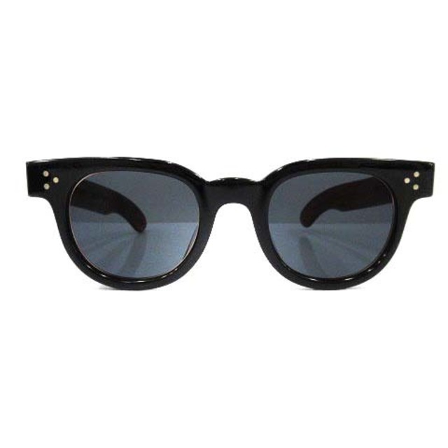 HYKE(ハイク)のハイク JULIUS TART OPTICAL サングラス 眼鏡 44 黒 茶 メンズのファッション小物(サングラス/メガネ)の商品写真
