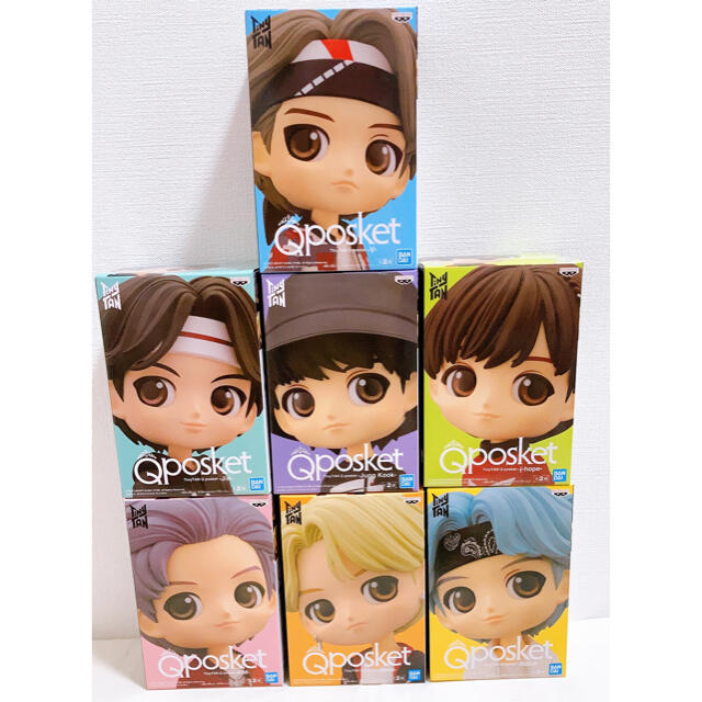 BTS TinyTAN qposket  フィギュア Aカラー コンプセット 1