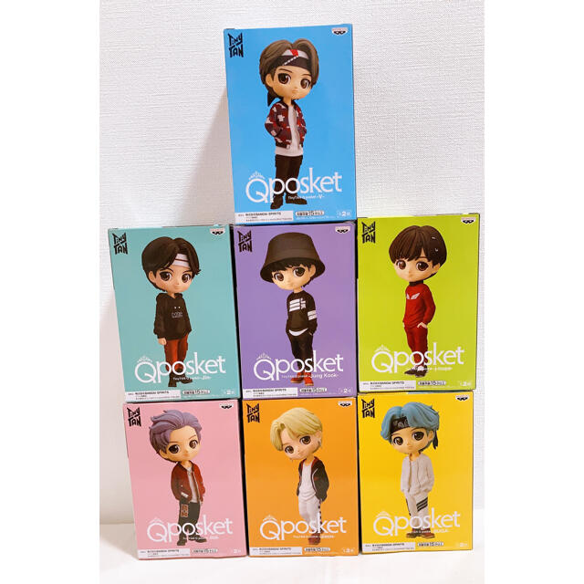 BTS TinyTAN qposket  フィギュア Aカラー コンプセット 2