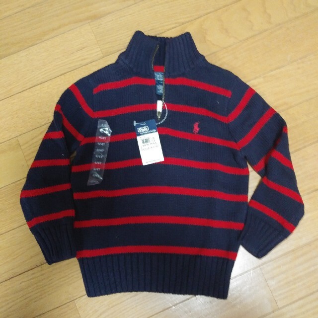 POLO RALPH LAUREN(ポロラルフローレン)のラルフローレン　綿100%　セーター　ニット　キッズ キッズ/ベビー/マタニティのキッズ服男の子用(90cm~)(ニット)の商品写真