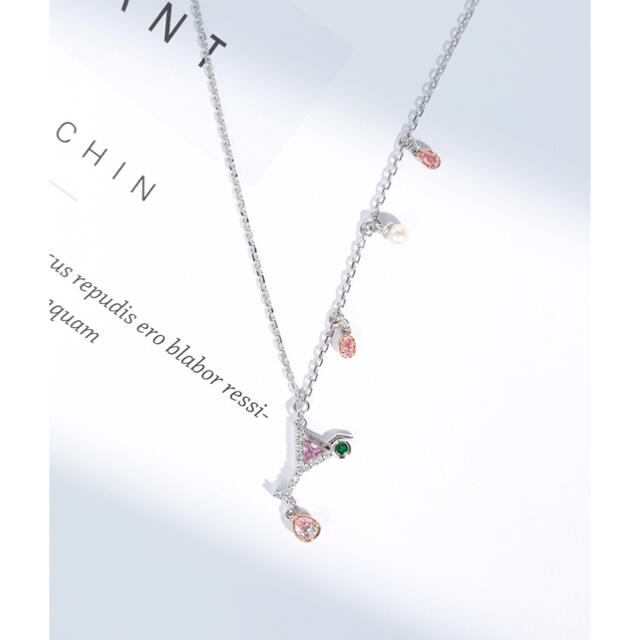 65%OFF【送料無料】 ピンクダイヤモンドネックレス　k18 新品 ネックレス