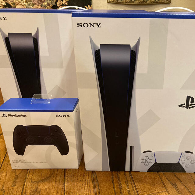適当な価格 PlayStation5 - SONY コントローラーブラック ディスクドライブ×2台 家庭用ゲーム機本体 適当な価格 PlayStation5 - SONY コントローラーブラック ディスクドライブ×2台 家庭用ゲーム機本体