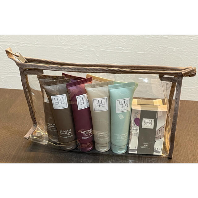 ELLE(エル)の【新品】ELLE spa アメニティ コスメ/美容のキット/セット(サンプル/トライアルキット)の商品写真