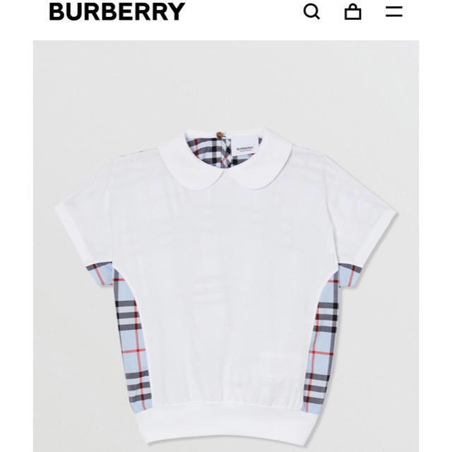 BURBERRY(バーバリー)のBURBERRY CHILDREN バーバリー ブラウス 8Y 128㎝ キッズ/ベビー/マタニティのキッズ服女の子用(90cm~)(ブラウス)の商品写真