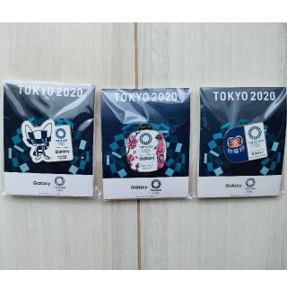 【非売品】TOKYO2020 ピンバッチ　Galaxyコラボ(記念品/関連グッズ)