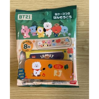 ボウダンショウネンダン(防弾少年団(BTS))のBT21 缶ケース付き絆創膏　RJ(アイドルグッズ)