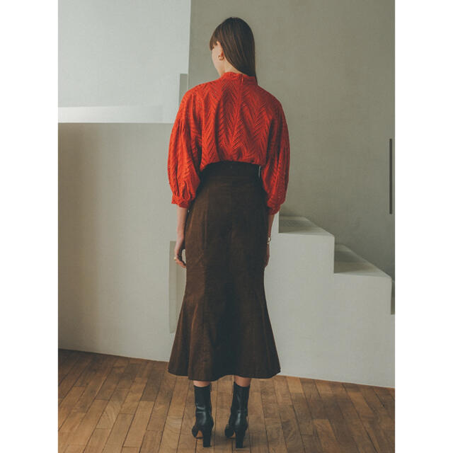THIN CORDUROY MERMAID SKIRT レディースのスカート(ロングスカート)の商品写真