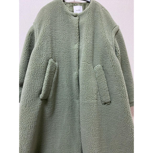 CLANE FLARE FUR COAT レディースのジャケット/アウター(ロングコート)の商品写真