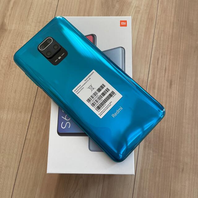 Redmi note 9s アクアブルー 64GBスマホ/家電/カメラ