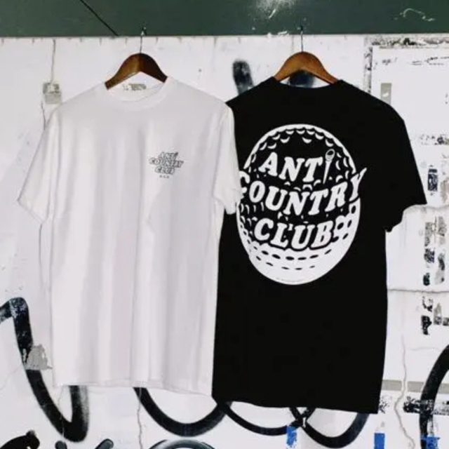 anti country club アンチカントリークラブ TシャツMブラック - T