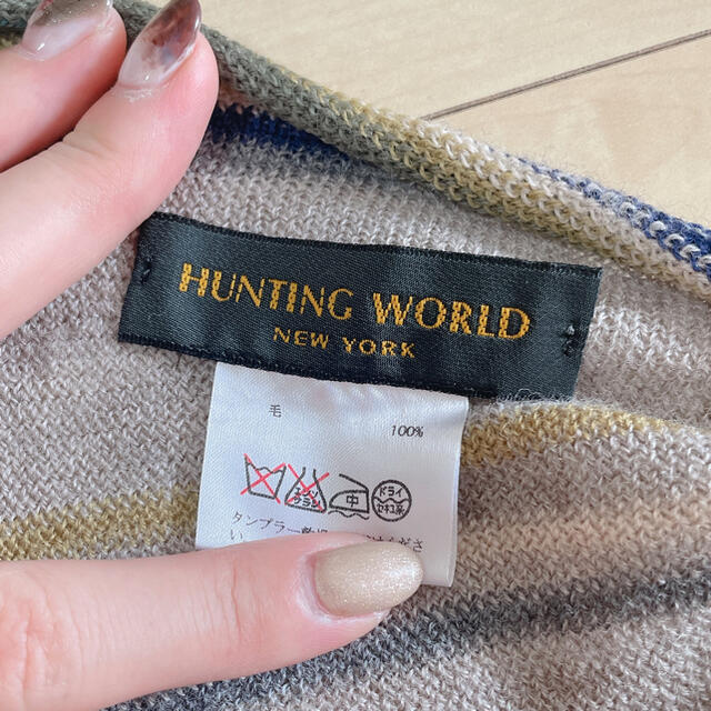 HUNTING WORLD(ハンティングワールド)のHUNTING WORLD マフラー メンズのファッション小物(マフラー)の商品写真
