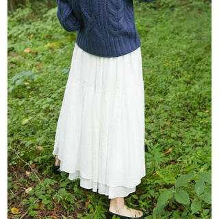 mangata♡ Cotton flare skirt♡コットン ロングスカート