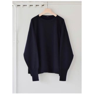 コモリ(COMOLI)のCOMOLI 21AW コモリニット カシミヤ サイズF ネイビー 新品未使用(ニット/セーター)