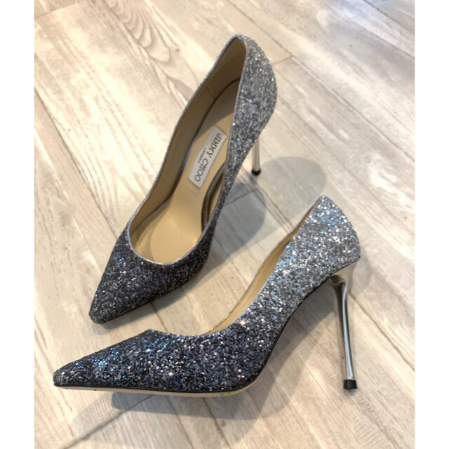 Jimmy Choo Romy グリッター　パンプス