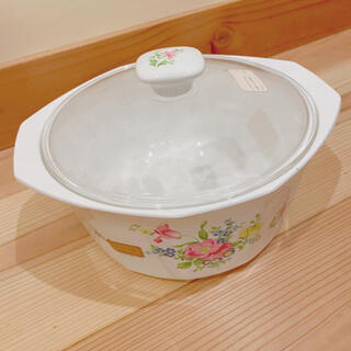 昭和レトロ　超耐熱ガラス食器　クックマスター(鍋/フライパン)