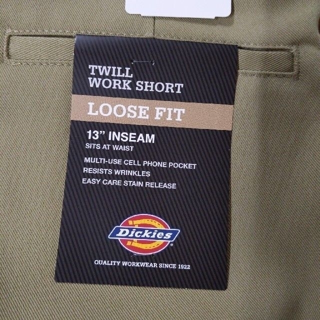 Dickies(ディッキーズ)の新品 34 KH ハーフパンツ ディッキーズ カーキ メンズのパンツ(ショートパンツ)の商品写真