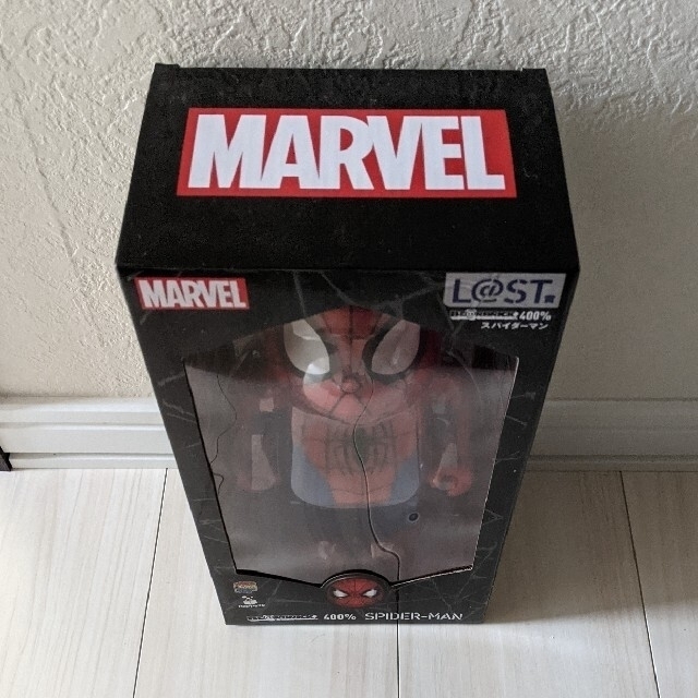 MEDICOM TOY(メディコムトイ)のLAST賞『スパイダーマン』BE@RBRICK　ベアブリック　MARVELくじ エンタメ/ホビーのフィギュア(アメコミ)の商品写真