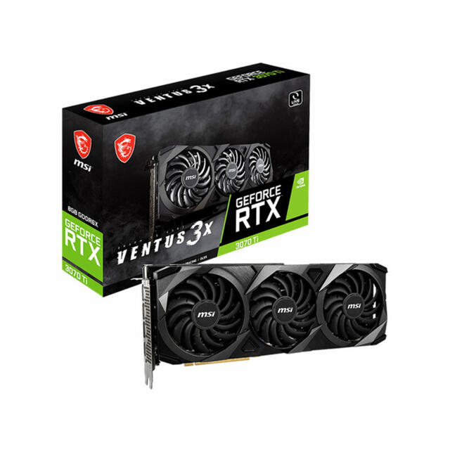 【未使用】GeForce RTX 3070 Ti VENTUS 3X 8G OC