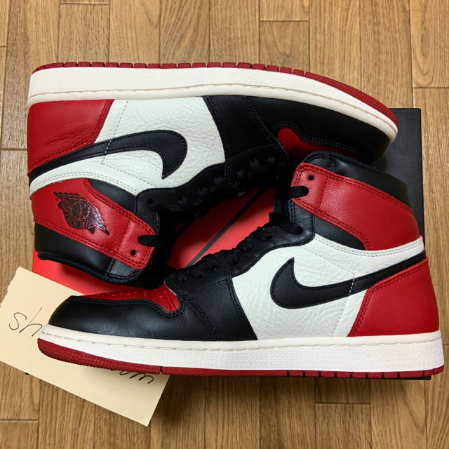 お得な情報満載 ブレッドトウ Toe Bred Jordan1 Air - NIKE 28 つま赤