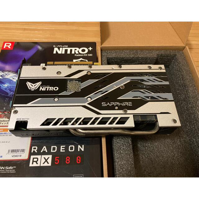 SAPPHIRE NITRO+ RADEON RX580 8GB 美品