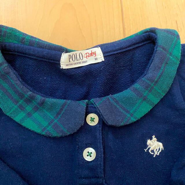 POLO RALPH LAUREN(ポロラルフローレン)のラルフローレン　ワンピース　長袖　90センチ キッズ/ベビー/マタニティのキッズ服女の子用(90cm~)(ワンピース)の商品写真