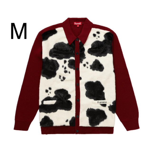 supreme cow print cardigan サイズM red お礼や感謝伝えるプチギフト