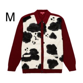 シュプリーム(Supreme)のsupreme cow print cardigan サイズM red(カーディガン)