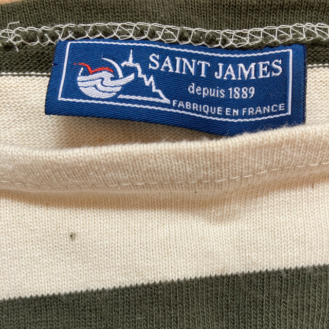 SAINT JAMES(セントジェームス)のセントジェームス　SAINT JAMES OUESSANT T5  難あり！ メンズのトップス(Tシャツ/カットソー(七分/長袖))の商品写真