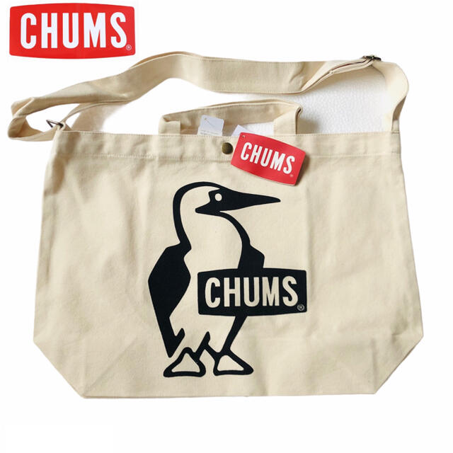 CHUMS(チャムス)の新品未使用！チャムス(CHUMS) キャンバス　ショルダーバック 黒 レディースのバッグ(ショルダーバッグ)の商品写真